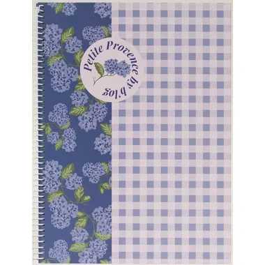 ANCOR Spiralbuch Hardcover A4 130447 Provence Flowr, kariert 80 Bl.