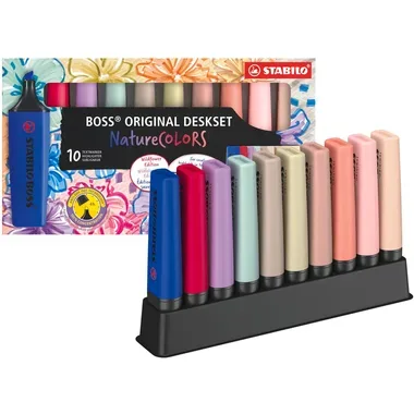 STABILO - Textmarker Set, 10 Stück, Multicolor