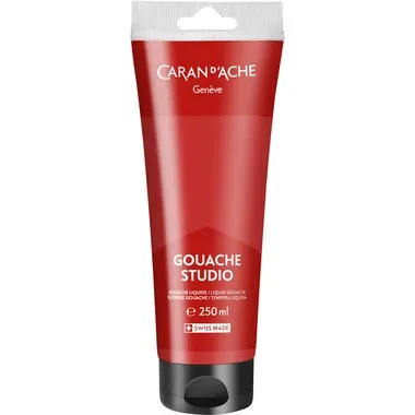 CARAN D'ACHE Deckfarbe Gouache 250ml 2330.070 scharlachrot, Studio
