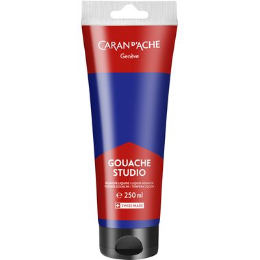 CARAN D'ACHE Deckfarbe Gouache 250ml 2330.140 ultramarinblau, Studio