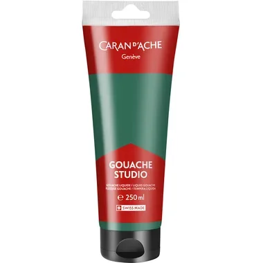CARAN D'ACHE Deckfarbe Gouache 250ml 2330.210 smaragdgrün, Studio