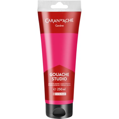 CARAN D'ACHE Deckfarbe Gouache 250ml 2331.090 purpur fluo, Studio