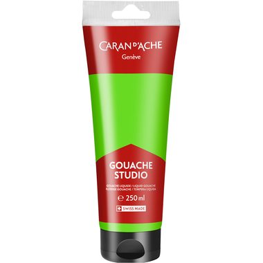 CARAN D'ACHE Deckfarbe Gouache 250ml 2331.230 gelbgrün fluo, Studio