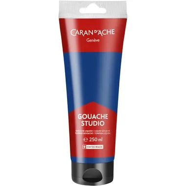 CARAN D'ACHE Deckfarbe Gouache 250ml 2333.170 cyan, Studio