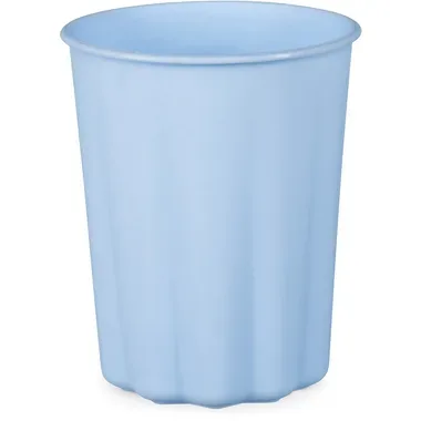 PARTYDECO Becher Rüsche 220ml KPL1-011 hellblau 4 Stück