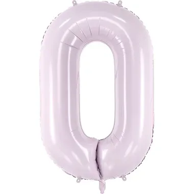 PARTYDECO Folienballon Ziffer 0 72cm FB230G-0-014 lila