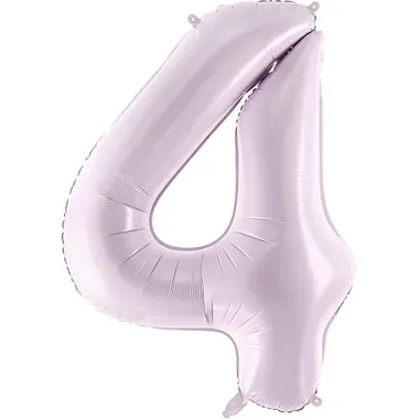 PARTYDECO Folienballon Ziffer 4 72cm FB230G-4-014 lila
