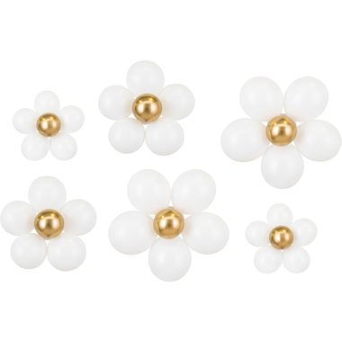 PARTYDECO Ballons-Set 40-50cm KBN1 Blumen 40-teilig