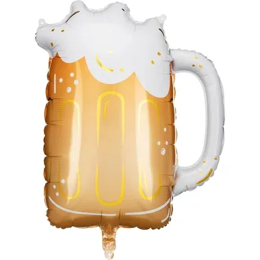PARTYDECO Folienballon 54cm FB232 Bier