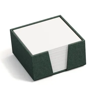 BIGSO BOX OF SWEDEN Zettelkasten James 110x110mm 2711C5901 Leinen, dunkelgrün