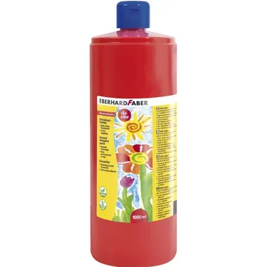 EBERHARD FABER Deckfarbe 1000ml 575021 geranium rot
