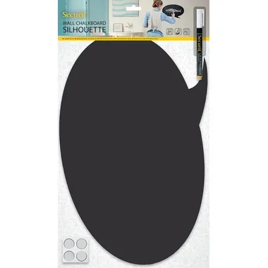 SECURIT - Kreidetafel, 53X30X1.5CM, Black