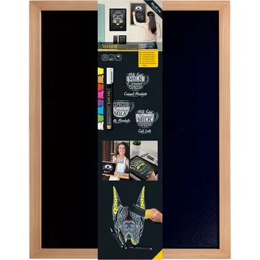 SECURIT - Kreidetafel, 60X40X1CM, Braun