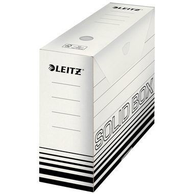 LEITZ Archiv-Box Solid A4 6128-00-01 weiss