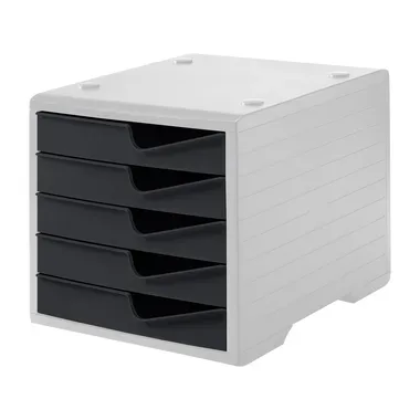 STYRO Styroswingbox 275-8430.182 anthrazit/grau 5 Schubladen