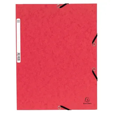 EXACOMPTA Gummibandmappe A4+ 55305E rot manila