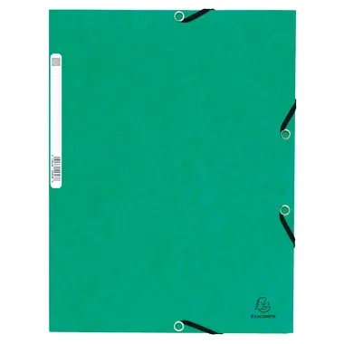 EXACOMPTA Gummibandmappe A4+ 55303E gr&uuml;n manila