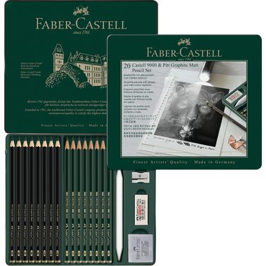 Faber-Castell Graphitstift Pitt 20er Metalletui