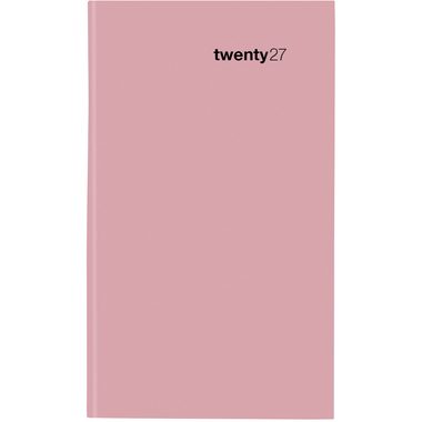 BIELLA Planer Luzern Colorful 2027 855527400027U 1M/2S rosa ML 8.7x15.3cm