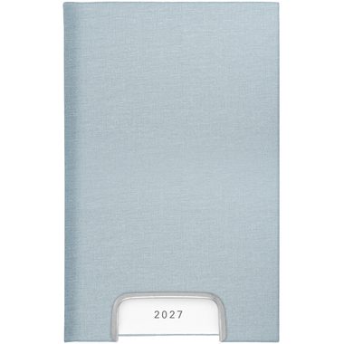 BIELLA Geschäftsagenda Disponent 2027 807401060027U 1T/1S hellblau ML 10.1x16cm