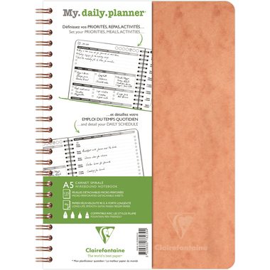 BIELLA Agenda AgeBag undatiert 78239C my Daily 125 Blatt tabak A5