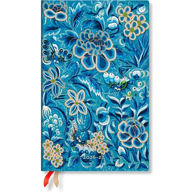 PAPERBLANKS Agenda Blaue Weide Maxi 26/27 FD1844-6 1W/2S 18M DE VER SC 13.5x21cm