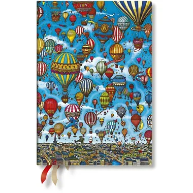 PAPERBLANKS Agenda Montgolfièr. Midi 26/27 FF2110-1 1T/1S 13M FR SC 13x18cm
