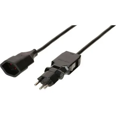 Max Hauri 139983 Strom Verlängerungskabel Weiß 5.00 m H05VV-F 3G 1 mm²