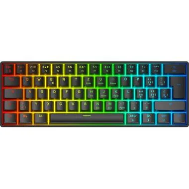 DELTACO Mechanical Keyboard DK470 GAM-175-CH Hot-Swap,KTT Switches,Black