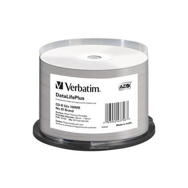 Verbatim -  CD-R 52x DataLifePlus 700 MB 50 Stück(e)