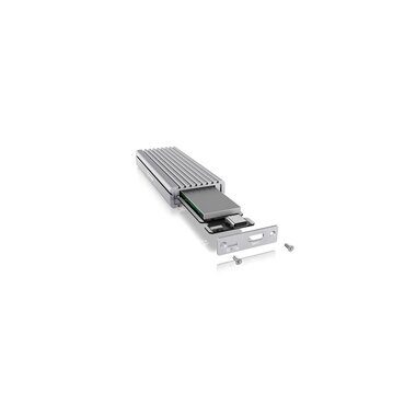 ICY BOX Externes Gehäuse IB-1817Ma-C31 M.2 NVMe silber