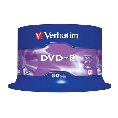 Verbatim DVD+R Spindle 16x 4.7 GB 50 Stück