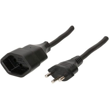 Max Hauri AG 130316 Strom Verlängerungskabel Schwarz 5 m