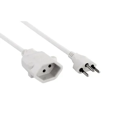 SCHOENENBERGER Verl&auml;ngerungskabel 0.2m 02.900.02WS weiss