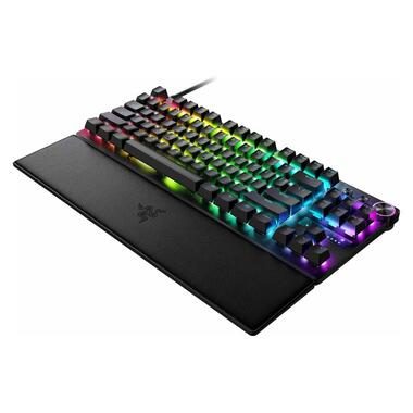 RAZER Huntsman V3 Pro Tenkeyless Kabelgebunden Gaming-Tastatur Deutsch, QWERTZ Schwarz Beleuchtet, Handballenauflage