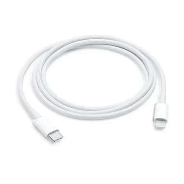 Apple - USB-C to Lightning Cable (1m), USB-C Lade/Sync-Kabel, Weiss, 1 Monat