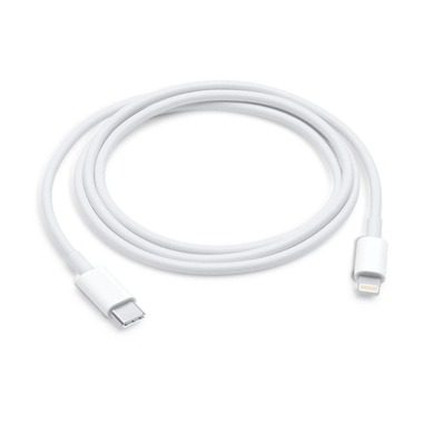 Apple - USB-C to Lightning Cable (1m), USB-C Lade/Sync-Kabel, Weiss, 1 Monat
