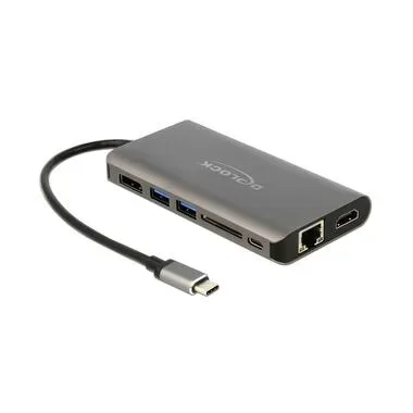 Delock Dockingstation USB 3.1 Typ-C HDMI/DP/USB 3.0/SD/LAN/PD 3.0