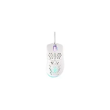 DELTACO Lightweight Gaming Mouse,RGB GAM-108-W White, WM75