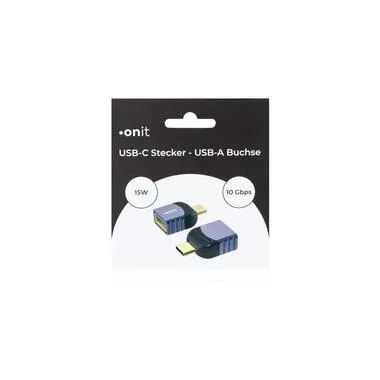 onit USB 3.1 Adapter USB-C Stecker - USB-A Buchse, 1 Stück