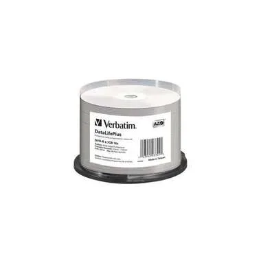 Verbatim 43744 DVD-R Rohling 4.7 GB 50 St. Spindel Bedruckbar