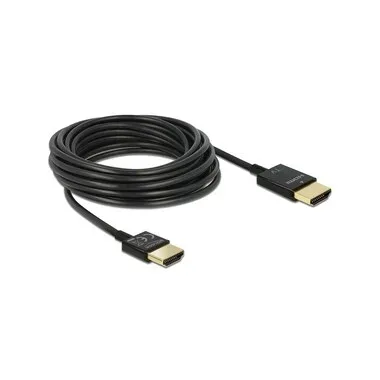 Delock Kabel 4K 60Hz HDMI - HDMI, 3 m, Schwarz