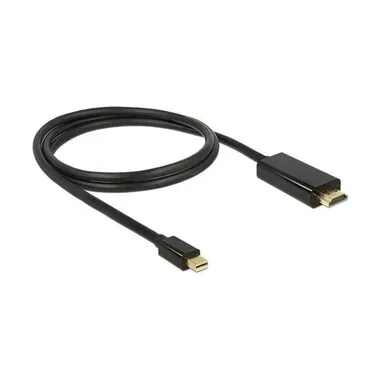 DeLock - Kabel Mini-DisplayPort - HDMI Typ A, Schwarz, One Size