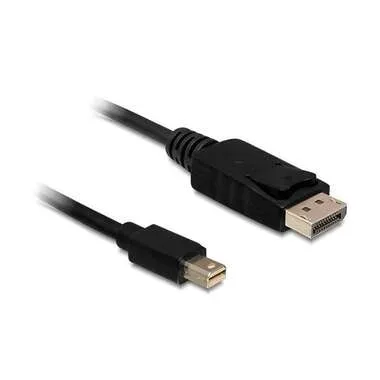Delock Mini-DisplayPort / DisplayPort Adapterkabel Mini DisplayPort Stecker, DisplayPort Stecker 5.00 m Schwarz 83479