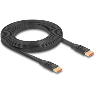 Delock DisplayPort Anschlusskabel DisplayPort Stecker 3 m Schwarz 81007 8K UHD, vergoldete Steckkontakte