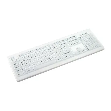 Active Key - Desinfizierbare Tastatur - Schweiz, Weiss