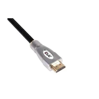 club3D HDMI Anschlusskabel HDMI-A Stecker, HDMI-A Stecker 5.00 m Schwarz CAC-2312 4K UHD, Flammwidrig HDMI-Kabel
