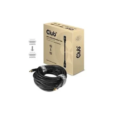 club3D HDMI Anschlusskabel HDMI-A Stecker, HDMI-A Stecker 15.00 m Schwarz CAC-2314 4K UHD, Flammwidrig HDMI-Kabel