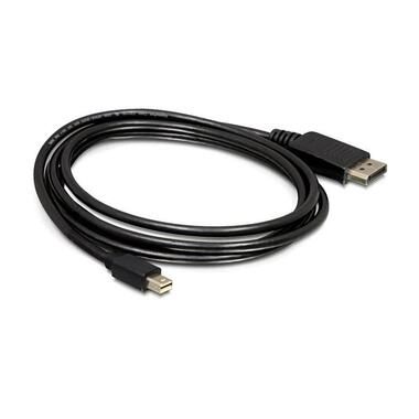 Delock Mini-DisplayPort / DisplayPort Anschlusskabel Mini DisplayPort Stecker, DisplayPort Stecker 3 m Schwarz 82699 4K