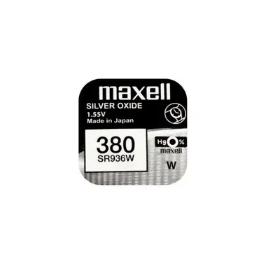 Maxell Europe LTD. Knopfzelle 380 SR936W , 10 Stück